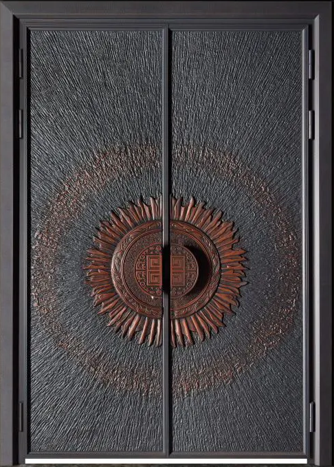 heavy steel security doors